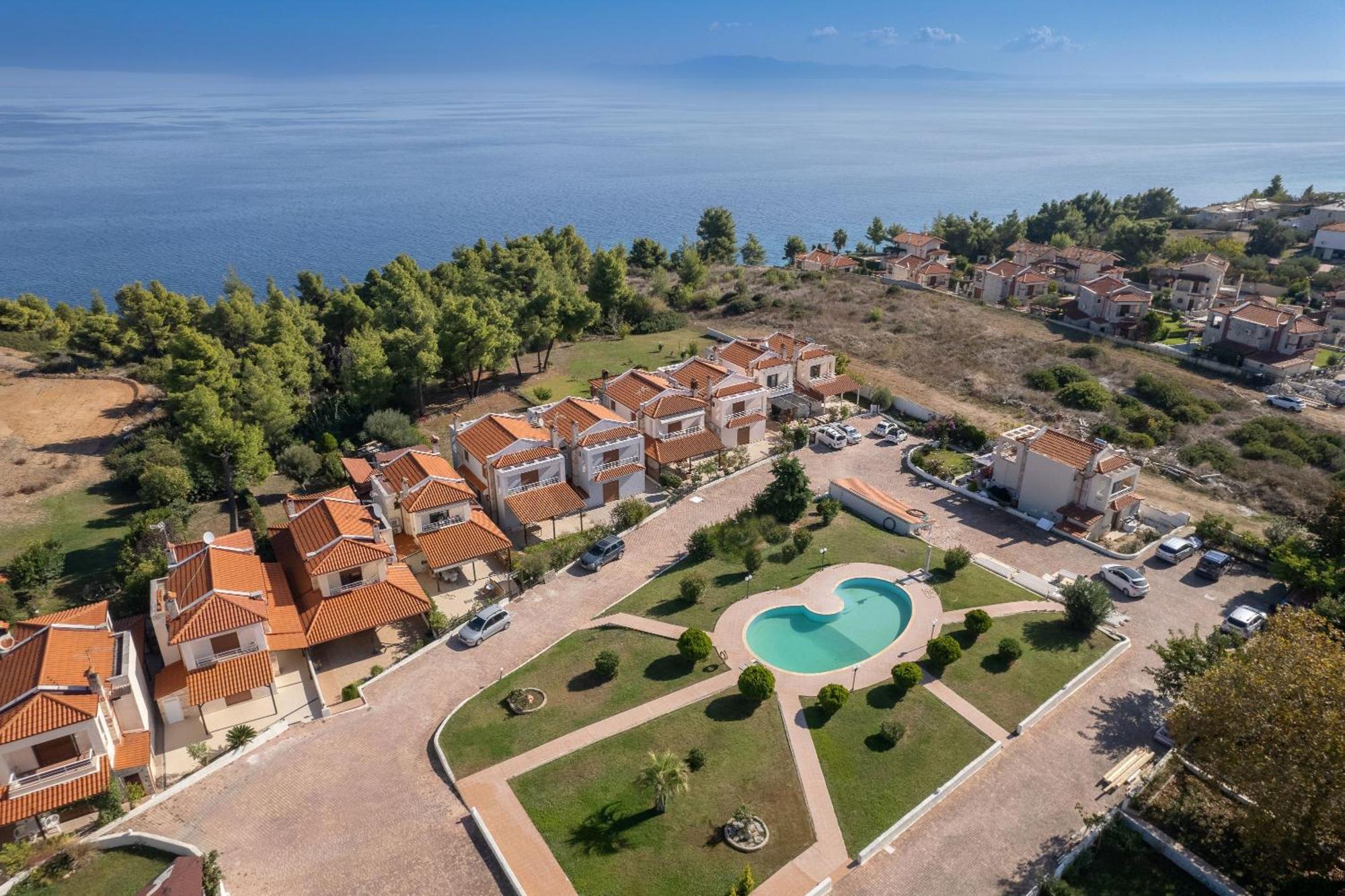 Villa Petra Áfitos Exterior foto